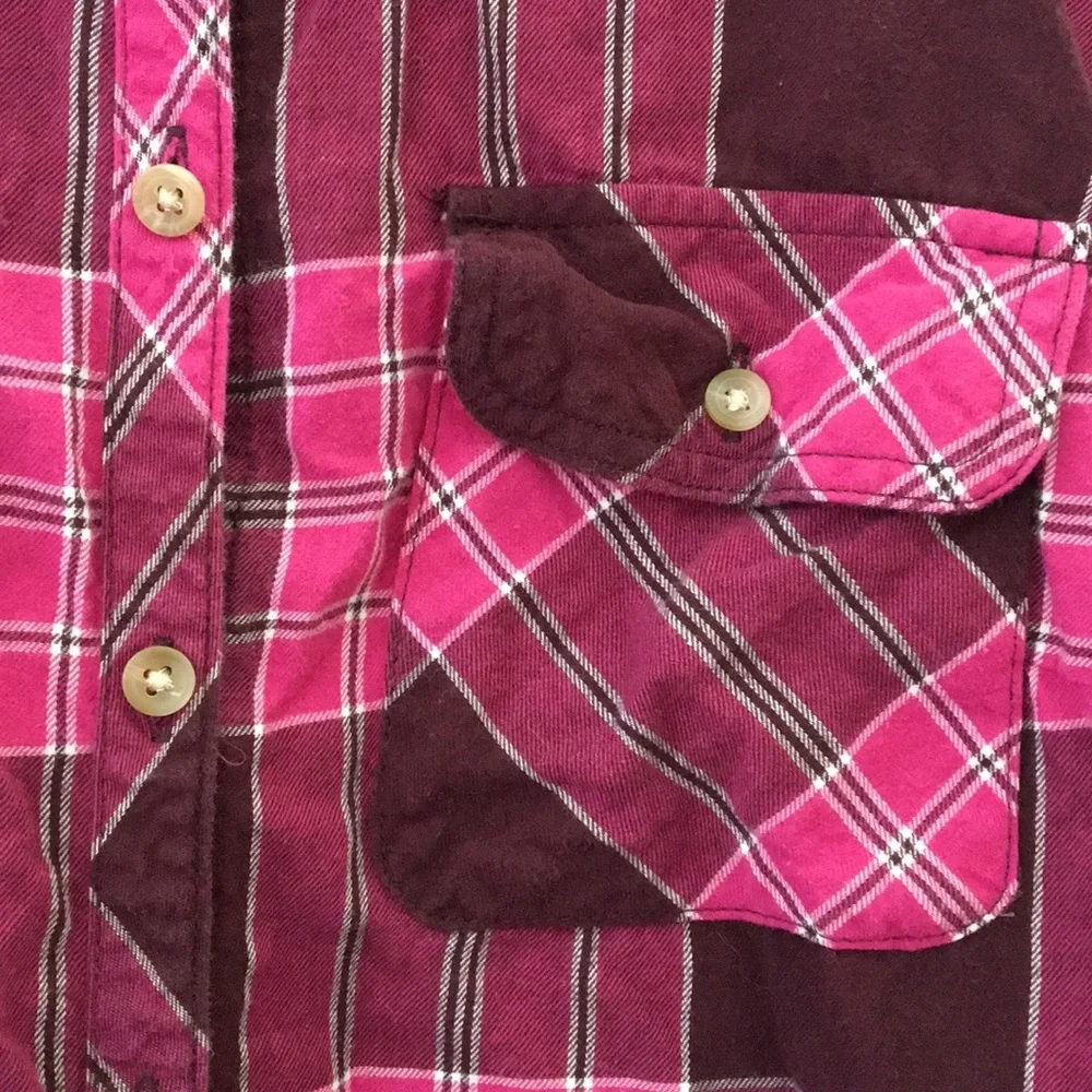 FINAL MARKDOWN Ladies’ Croft&Barrow Plaid Blouse (XL) - Picture 2 of 6